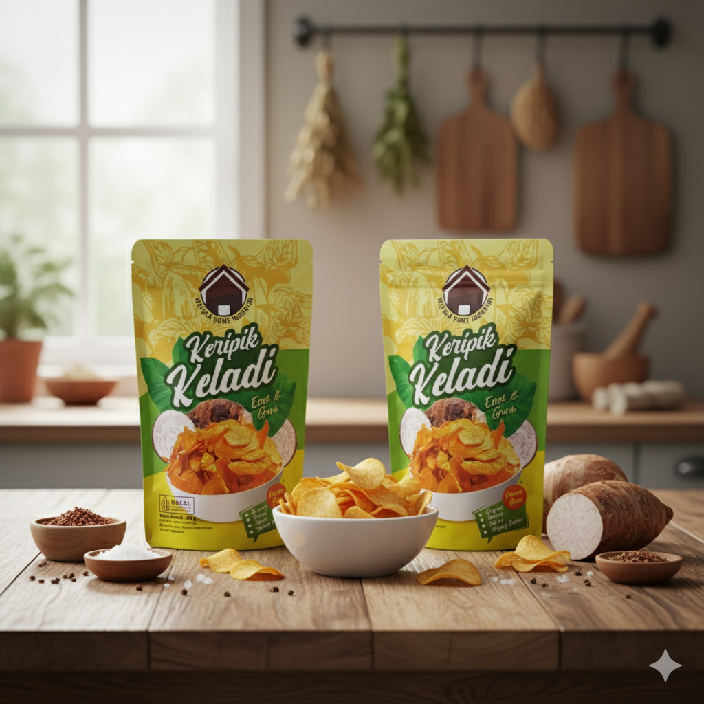 Produk Kripik Keladi Mafula Rasa Original 60gram
